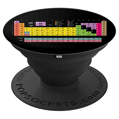 Periodic Table Elements Science Chemistry Cool Teacher Gifts PopSockets Grip and Stand for Phones and Tablets