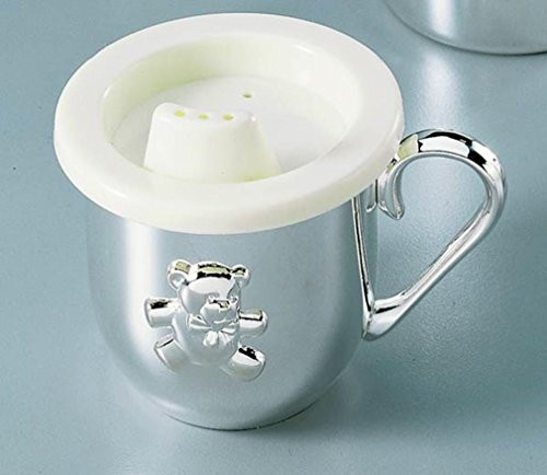 BABY CUP WITH SIPPER LID   BABY CUP W  SIPPER LID SILVER PLATED