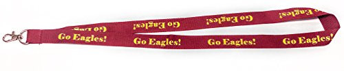 Boston Eagles Lanyard   Gift for Boston College Graduate   Go Eagles Key Chain Holder