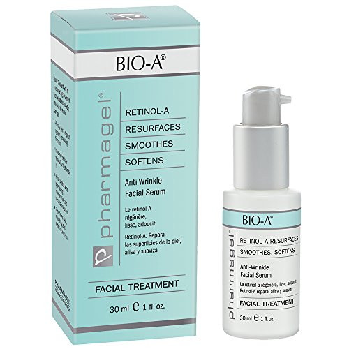 Pharmagel Bio A Facial Serum Retinol Serum Anti Aging and Anti Wrinkle Smoothes Softens Brightens Skin Acne Discoloration Treatment 1 Fl Oz Pharmagel Bio A Facial Serum Retinol Serum Anti Aging and Anti Wrinkle Smoothes Softens Brightens Skin Acne Discoloration Treatment 1 Fl Oz