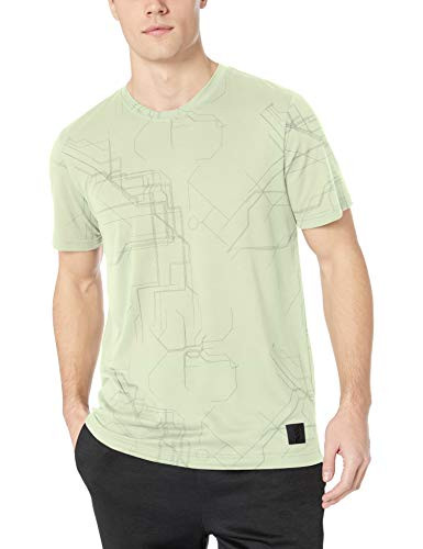 adidas Golf Adicross All Over Graphic Tee Ash Green X Large