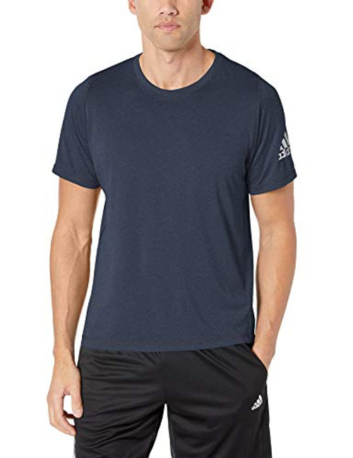 adidas Men s FreeLift Heathered Training Tee Legend Ink White X Large adidas Men s FreeLift Heathered Training Tee Legend Ink White X Large