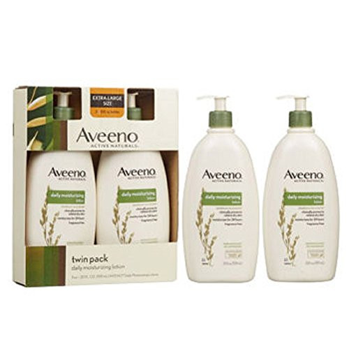 Aveeno Active Naturals Daily Moisturizing Lotion Twin Pack 20 OZ