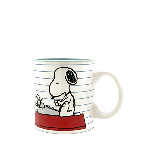 Silver Buffalo Peanuts World s Best Teacher Ceramic Mug 20 Ounce Multicolored