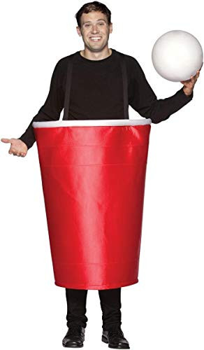 Rasta Imposta Beer Pong Cup Costume Red One Size