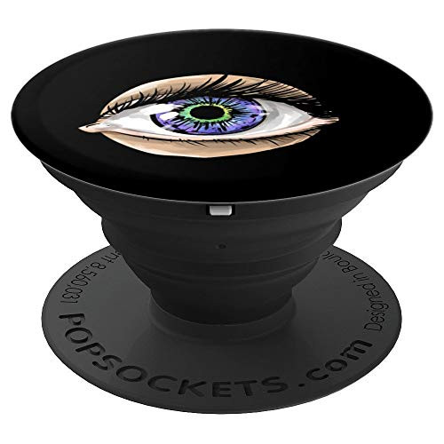 Purple Eye Eyeball With Eye Lashes PopSockets Grip and Stand for Phones and Tablets Purple Eye Eyeball With Eye Lashes PopSockets Grip and Stand for Phones and Tablets