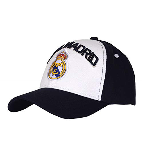 Real Madrid White   Blue Baseball Cap  Adjustable