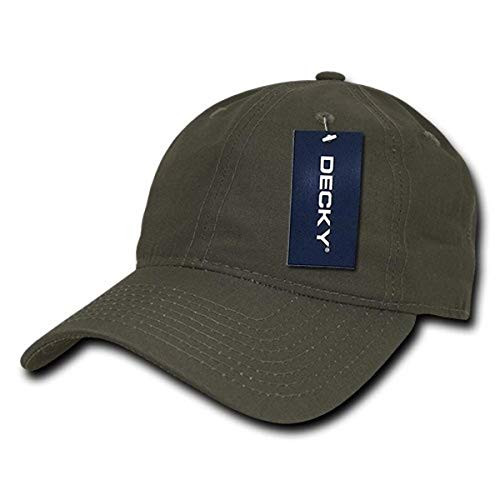 DECKY Low Crown Relaxed Rip Stop Cap Olive Drab