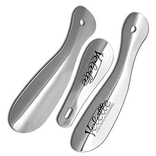 Shoe Horn Metal 3 Pack 2 75 Long Shoe Horn 1 4 Travel Shoe Horn Shoe Helper Shoe Horns for Seniors Metal Shoe Horn For Kids or Adults by Velette Shoe Horn Metal 3 Pack 2 75 Long Shoe Horn 1 4 Travel Shoe Horn Shoe Helper Shoe Horns for Seniors Metal Shoe Horn For Kids or Adults by Velette