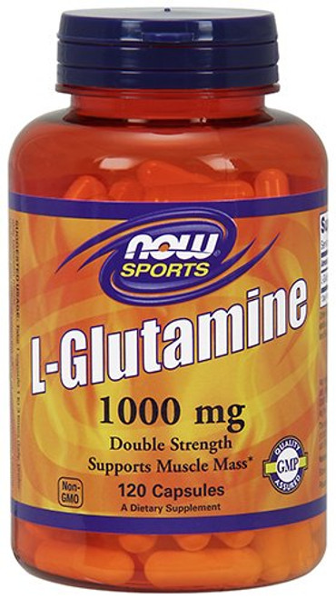 NOW L-Glutamine 1,000 mg, 120 Capsules NOW L-Glutamine 1,000 mg, 120 Capsules
