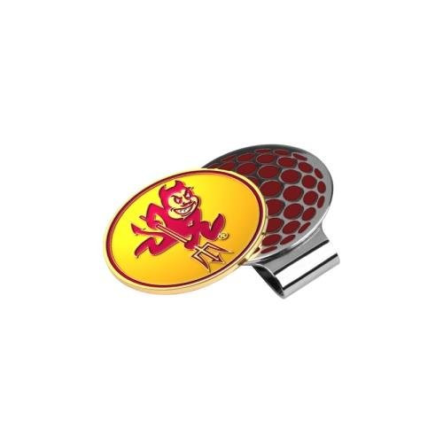 LinksWalker NCAA Arizona State Sun Devils Golf Hat Clip with Ball Marker