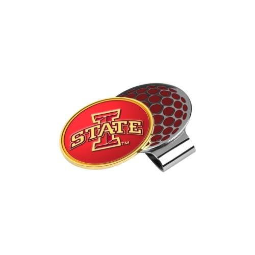 LinksWalker NCAA Iowa State Cyclones Golf Hat Clip with Ball Marker LinksWalker NCAA Iowa State Cyclones Golf Hat Clip with Ball Marker