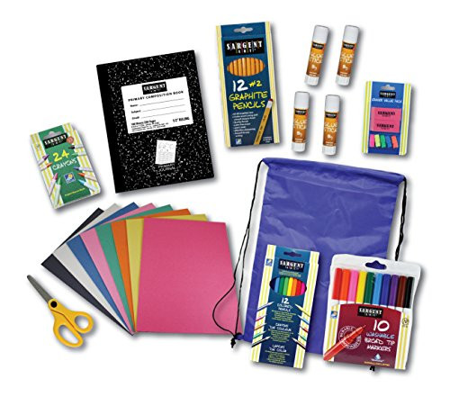 Sargent Art 22-0052 Grades 1-3 Back To School Kit Grades 1-3 Art, School, Supplies