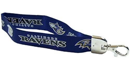 Pro Specialties Group NFL Baltimore Ravens Wristlet Lanyard Purple One Size