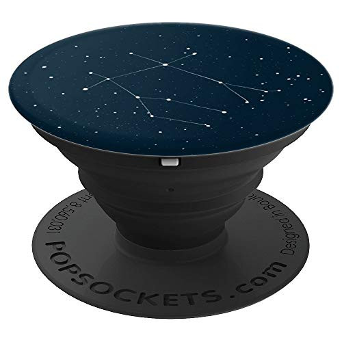 Gemini Star Sign Constellation Zodiac Design PopSockets Grip and Stand for Phones and Tablets
