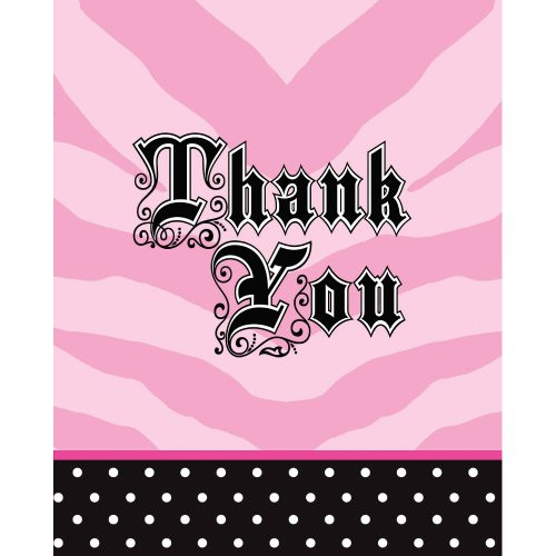 Creative Converting Super Stylish 8 Count Thank You Cards