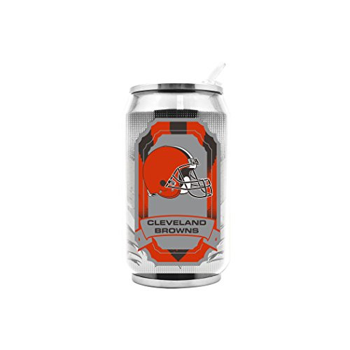 NFL Cleveland Browns 16oz Double Wall Stainless Steel Thermocan
