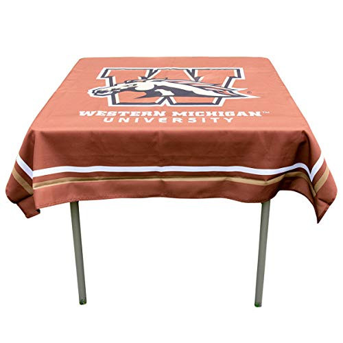 College Flags Banners Co Western Michigan Broncos Logo Tablecloth or Table Overlay College Flags Banners Co Western Michigan Broncos Logo Tablecloth or Table Overlay