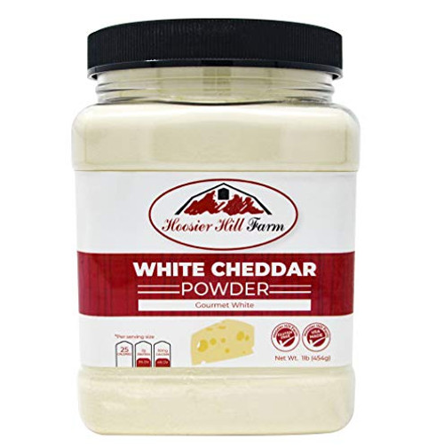 Hoosier Hill Farm White Cheddar Cheese Powder 1 Pound Hoosier Hill Farm White Cheddar Cheese Powder 1 Pound