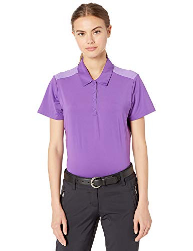 adidas Golf Ultimate Shorts Sleeve Polo Medium Active Purple
