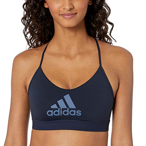 adidas Women s All Me Badge of Sport Bra Legend Ink X Small