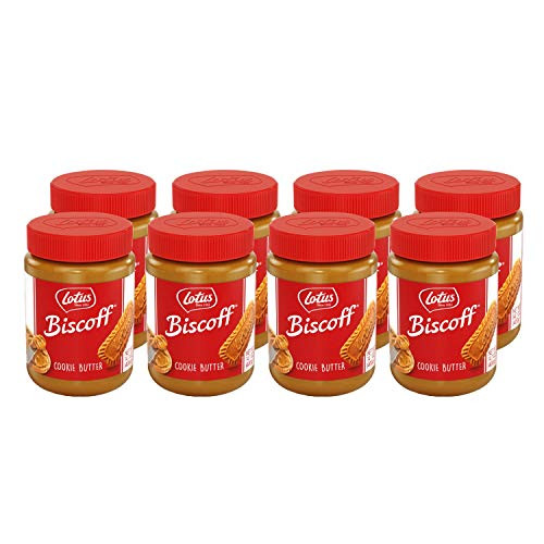 Lotus Biscoff Cookie Butter Spread Creamy non GMO   Vegan 141 oz Pack of 8