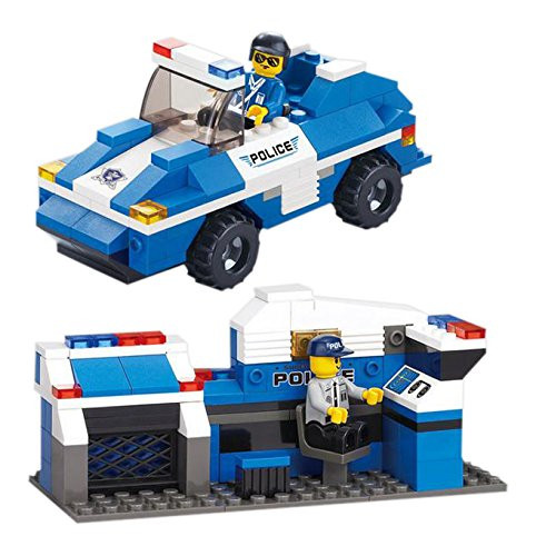 Sluban Building and Construction Blocks M38-B0189 Prisoner Transport Vehicle Building Block Construction Set (337 Piece)