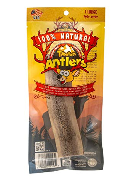Tibetan Elk Antler for Dogs Grade A Premium Antler Chews Naturally shed Healthy Longer Lasting Aggressive chewers USA Product Small Split Antler Large Tibetan Elk Antler for Dogs Grade A Premium Antler Chews Naturally shed Healthy Longer Lasting Aggressive chewers USA Product Small Split Antler Large