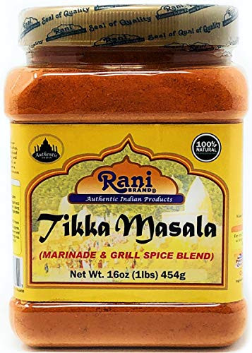 Rani Tikka Masala Indian 7 Spice Blend 16oz  454g  ~ All Natural Salt Free   Vegan   No Colors   Gluten Free Ingredients   NON GMO