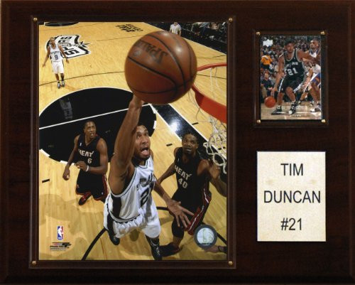 NBA Tim Duncan San Antonio Spurs Player Plaque