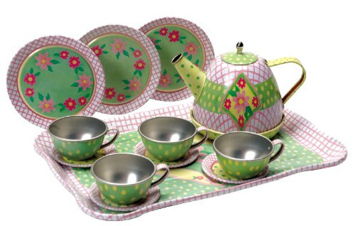 Schylling Children s Tin Tea Set