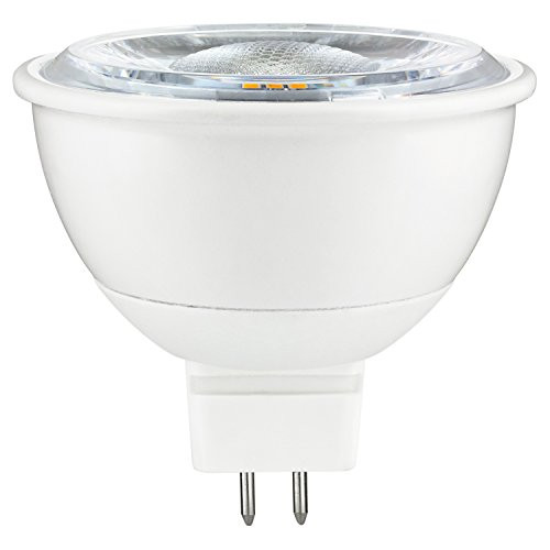 Sunlite MR16/LED/7W/12V/FL40/D/E/30K LED 7W (50W Equivalent) 12V MR16 Mini Quartz Reflector IP20 Spotlight Light Bulbs, Dimmable 40° 3000K Warm White Light, GU5.3 Base