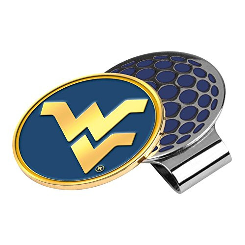 LinksWalker NCAA West Virginia Mountaineers Golf Hat Clip with Ball Marker LinksWalker NCAA West Virginia Mountaineers Golf Hat Clip with Ball Marker