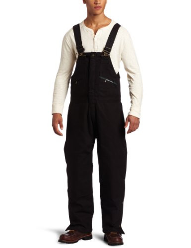 Key Industries Men s Big Insulated Duck Bib Overall Black 2X Large Tall