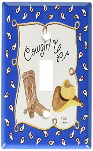 Art Plates - Cowgirl Up Switch Plate - Single Toggle