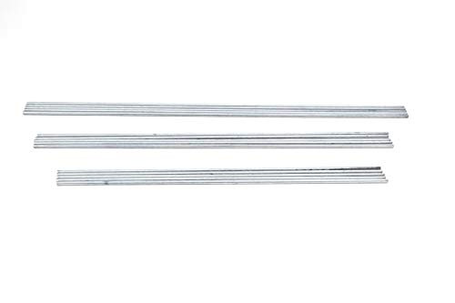 Waldor Orchids Orchid Nerd Galvanized Metal Stake Support and Plant Prop Kit for Household and Garden Plants