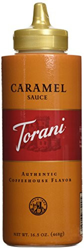 Torani Caramel Sauce 165 oz Squeeze Bottle  2 Pack