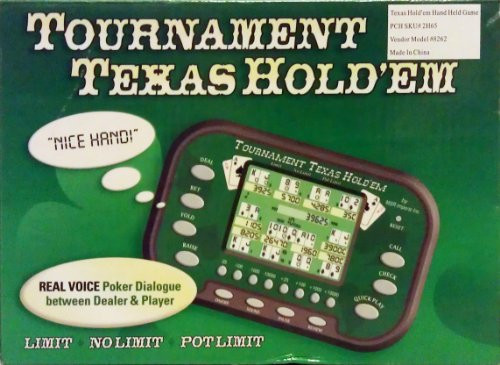 Tournament Texas Hold Em Hand Held Electronic Game
