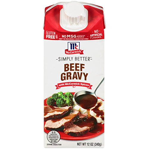 McCormick Simply Better Beef Gravy 12 oz  Pack of 8