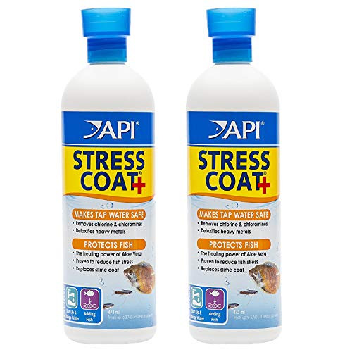API Stress Coat Aquarium Water Conditioner 16 Ounce   2 Pack