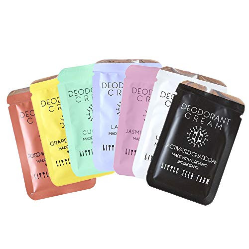 Little Seed Farm   Deodorant Cream Samples 7 Pack   All Scents