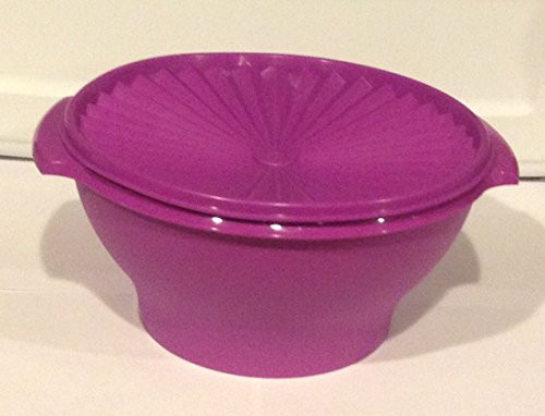 Tupperware Servalier Salad Bowl Purple 17C