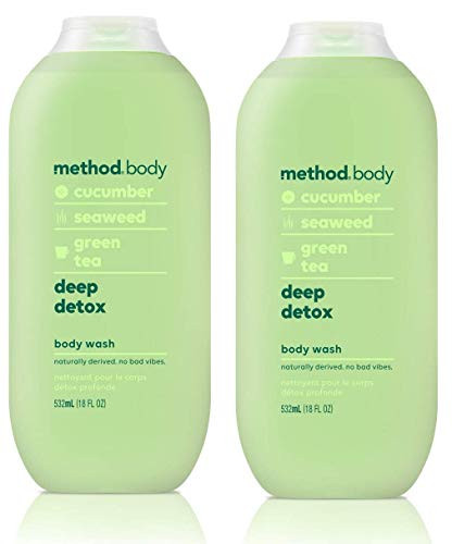 Method Body Wash Deep Detox 18oz  2 pack
