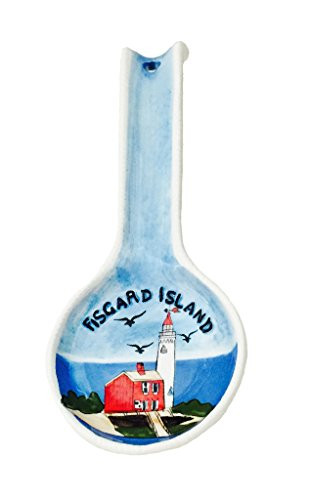 Tuscany Fitzgeral Island Lighthouse Ceramic Spoon Rest 89425 By ACK
