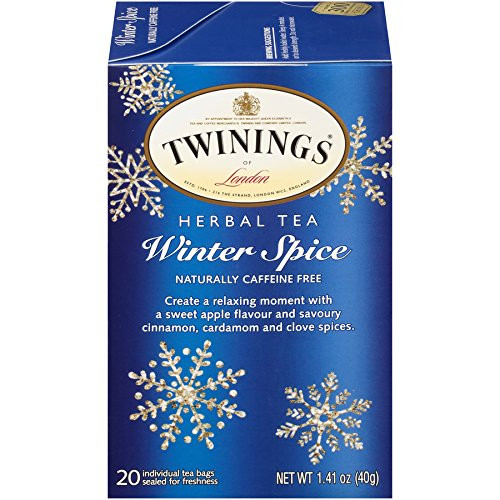 Twinings of London Winter Spice Herbal Tea Bags 20 Count Pack of 6 Twinings of London Winter Spice Herbal Tea Bags 20 Count Pack of 6