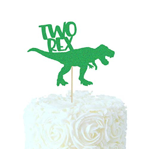 HEETON Two Rex Cake Topper Dinosaur Birthday Cake Topper Jurassic Park T Rex 2 Birthday Boy Party Supplies Decorations HEETON Two Rex Cake Topper Dinosaur Birthday Cake Topper Jurassic Park T Rex 2 Birthday Boy Party Supplies Decorations