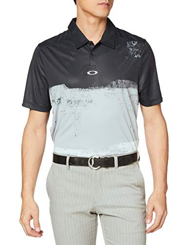 Oakley Men s Color Block Shade Polo Blackout S