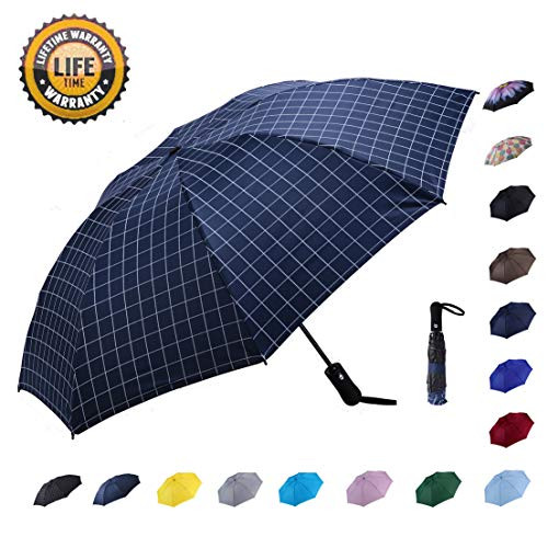 NOOFORMER Travel Inverted Automatic Umbrella  Reverse Windproof Golf Compact Lightweight Car Umbrellas for Men   Women