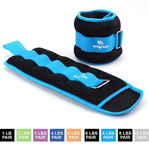 Fragraim Ankle Weights for Women Men and Kids Strength Training Wrist Leg Arm Weight Set with Adjustable Strap for Jogging Gymnastics Aerobics Physical Therapy Sky Blue 8 lbs Pair Fragraim Ankle Weights for Women Men and Kids Strength Training Wrist Leg Arm Weight Set with Adjustable Strap for Jogging Gymnastics Aerobics Physical Therapy Sky Blue 8 lbs Pair