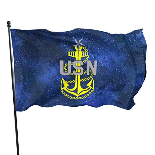 US Navy CPO Chief 3x5 FT American Flag Outdoor Banner Family Banner Garden Banner US Navy CPO Chief 3x5 FT American Flag Outdoor Banner Family Banner Garden Banner